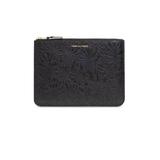 Embossed Leather Zipped Wallet