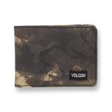 Volcom Men's Wallets CVG_COVERT - Covert Green Weathered Camo Post Bifold Wallet
