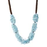 My Gems Rock! Women's Necklaces Blue - Aquamarine Statement Necklace