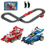 Carrera Go Battery Operated 1:43 Scale Paw Patrol 14' Slot Car Race
