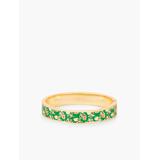 Spring CloisonnÃ© Bangle - Paradise Green/Gold - 001 Talbots