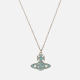 Francette Platinum And Aquamarine Necklace - Metallic - Vivienne Westwood Necklaces