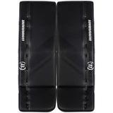 Warrior Ritual G6 E+ Youth Goalie Leg Pads in Black Size 22+.5in