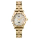 Women's Timex Expansion Band Watch - Gold/Mother of Pearl T2M827JT