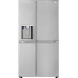 LG - 27.1 Cu. Ft. Side-by-Side Smart Refrigerator with Door-in-Door and Craft Ice - Stainless steel