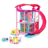 Barbie Chelsea Playhouse Dollhouse with Pets & 15+ Accessories, Multicolor