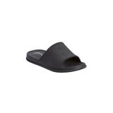 Wide Width Women's The Rubber Slide By Comfortview by Comfortview in Black (Size 9/10 W)