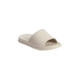 Wide Width Women's The Rubber Slide By Comfortview by Comfortview in Grey (Size 7/8 W)