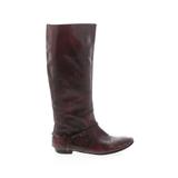 FRYE Boots: Red Solid Shoes - Women's Size 8 - Closed Toe