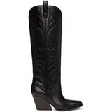 Black Cowboy Tall Boots