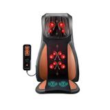 Full Body Neck Back Massager Shiatsu Massage Chair Car Seat Cushion Orange
