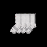 Men's Solids Calf Sock 4-Pack - Grey - Large - Bombas