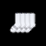 Men's Solids Calf Sock 4-Pack - White - Large - Bombas