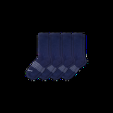Men's Solids Calf Sock 4-Pack - Navy - Medium - Bombas