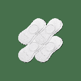 Men's Lightweight No Show Sock 4-Pack - White - Extra Large - Bombas