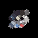 Men's Tri-Block Marl Ankle Sock 6-Pack - Mixed - Extra Large - Bombas
