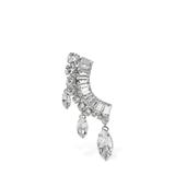 Baguette Drop Crystal Ear Cuff