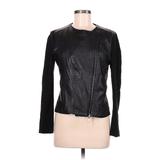 Marella Sport Jacket: Short Black Print Jackets & Outerwear - Women's Size 8