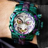Invicta DC Comics Joker Men\ s Waterproof Big Dial Sports Quartz Watch