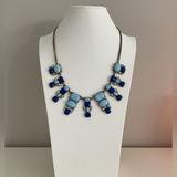 J. Crew Jewelry | 3$30 Jcrew Statement Necklace | Color: Blue/Gold | Size: Os