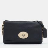 Coach Bags | Coach Black Leather Crosstown Crossbody Bag | Color: Black | Size: Os