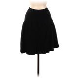 Sonia Rykiel Casual A-Line Skirt Knee Length: Black Print Bottoms - Women's Size 40