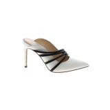 Jessica Simpson Mule/Clog: White Print Shoes - Women's Size 7 1/2 - Closed Toe