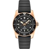 Seiko Prospex Men's Black Watch - Sne586 Compact Solar Scuba Divers