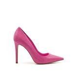 Dune London Womens Ladies AMARETTO Pointed Toe Stiletto Heel Court Shoes - Pink Leather (archived) - Size UK 5