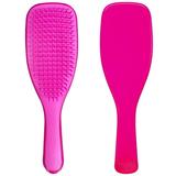 Wet brush for detangling and massaging，Shower shampoo hair Brush，Scalp massager comb-rose red