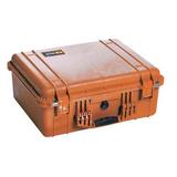 PELICAN 1550-001-150 Orange Protective Case, 20.66"L x 17.2"W x 8.40"D