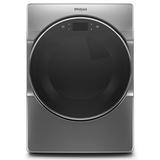 Whirlpool SMART Capable 7.4-cu ft Stackable Steam Cycle Smart Electric Dryer (Chrome Shadow) ENERGY STAR | WED9620HC