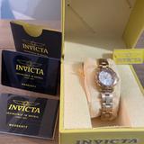 Invicta 12527 Women's Gold Plated Steel Champagne Dial Dive Watch