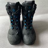 Columbia Shoes | Columbia Omni Heat 400 Grams Kids Waterproof Winter Snow Boots Size 5 Black | Color: Black/Blue | Size: 5b