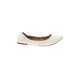 Lucky Brand Flats: White Solid Shoes - Women's Size 7 - Pointed Toe