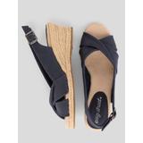 Women's Easy Street Maureen Espadrille, Navy Blue 10