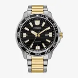 Citizen Weekender Mens Two Tone Stainless Steel Bracelet Watch Aw1706-52e, One Size