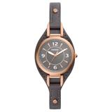 Fossil ES5212 Women's | Grey Dial | Grey Eco-Leather Strap Watch