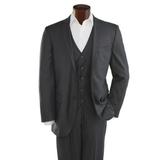 Men's Mazari Modern Fit Vested Suit, Grey 44 Short