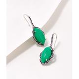 Affinity Gems Women's Earrings Chrysophrase - Lab-Created Chrysoprase & Iolite Marquise-Cut Drop Earrings