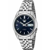 Seiko Men s 5 Automatic SNK357K Silver Stainless-Steel Automatic Dress Watch