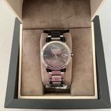 Burberry Accessories | Burberry Watch The City Gunmetal Bu9007 38mm Unisex | Color: Gray/Silver | Size: Os