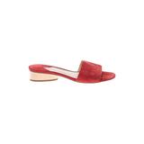 Paul Andrew Sandals: Red Solid Shoes - Women's Size 40.5 - Open Toe