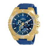Invicta Aviator Mens Blue Strap Watch 30753, One Size