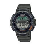 Casio Fishing Timer And Moon Graph Watch, Green
