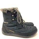 Columbia Shoes | Columbia Minx Shorty Iii Fur Lined Waterproof Snow Boots Size 9 | Color: Black/Gray | Size: 9