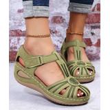 YASIRUN Women's Sandals Green - Green T-Strap Sandal - Women