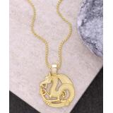 Kwanli Women's Necklaces GOLD - 14k Gold-Plated Dragon Pendant Necklace