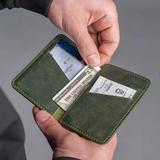Mens Wallet, Personalized Leather Wallet, Front Pocket Slim Design Wallet, Minimalist Credit Card Wallet, Man Wallet