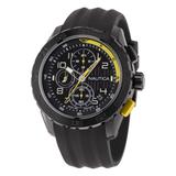 Nautica Men's Nst 101 Recycled Silicone Chronograph Watch Multi, OS